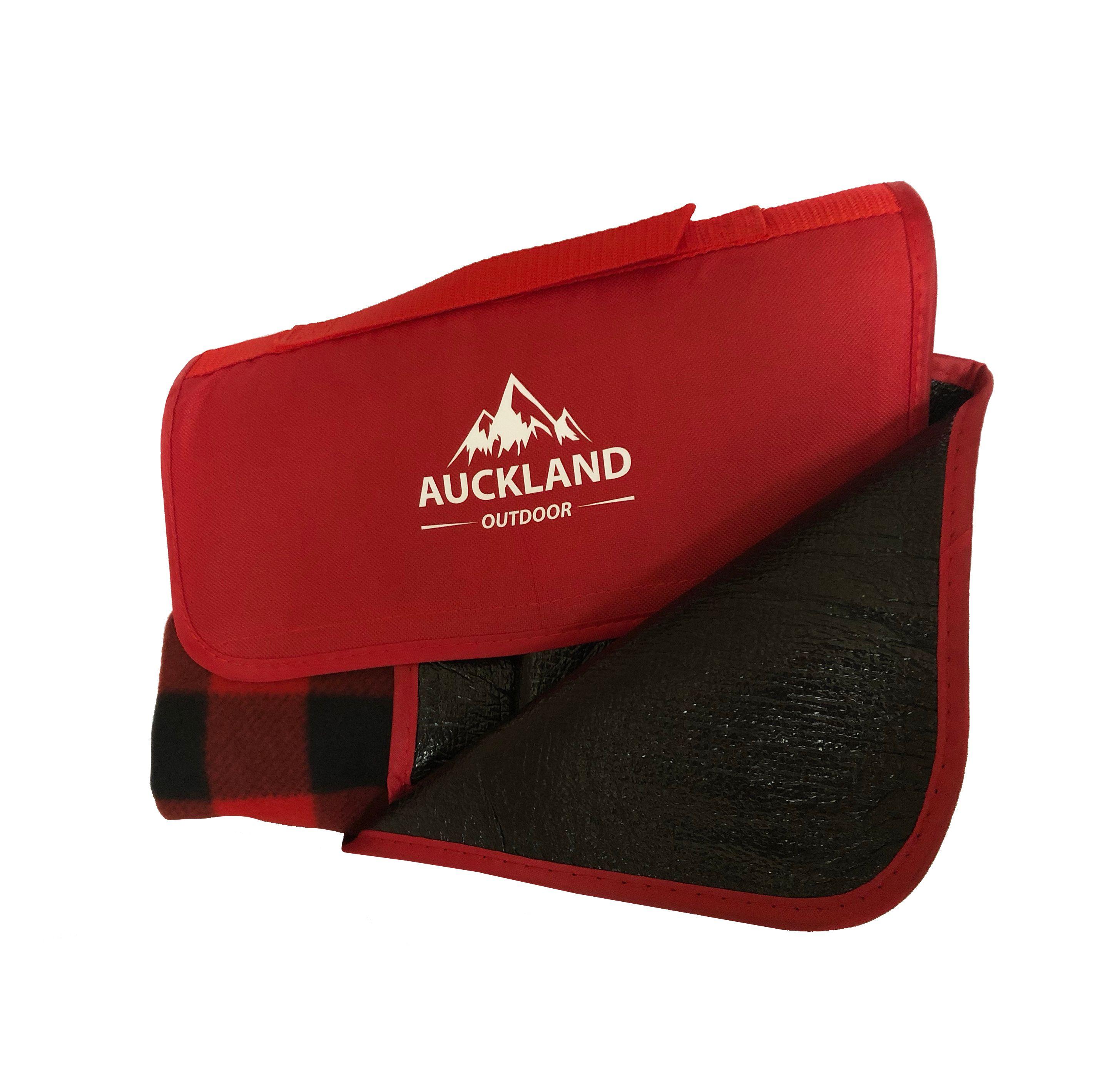 Mat de picnic y camping Auckland Outdoor escosesa rojo-1