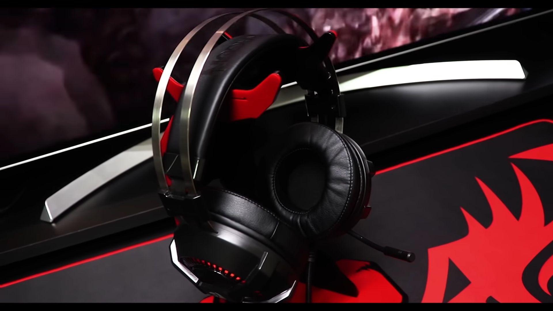 Headset Redragon H801-USB BIO - Negro-1