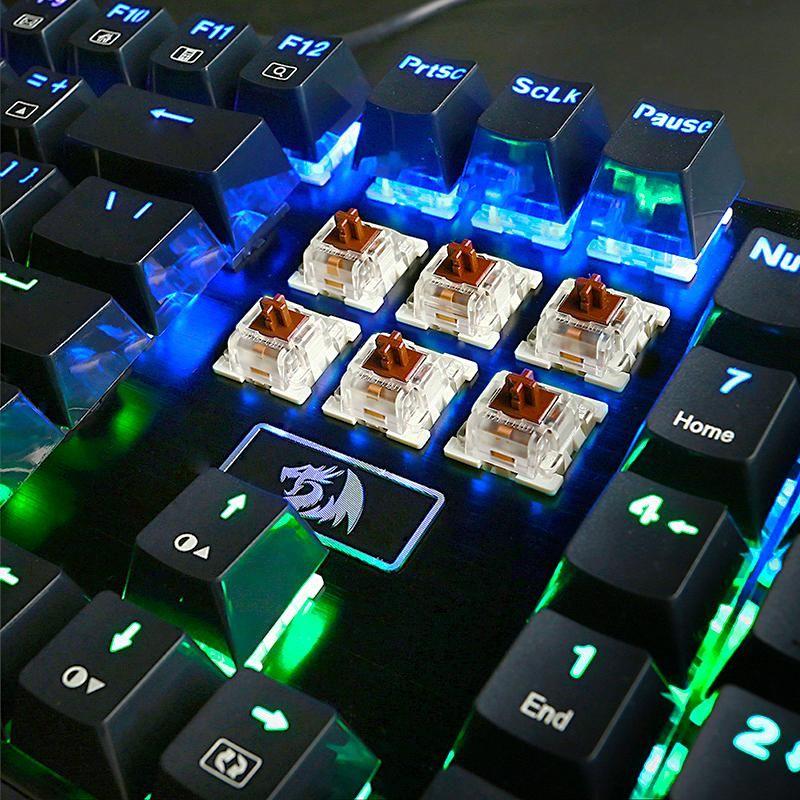 Teclados Mecánico Redragon K556 DE VARAJAS - Negro-1