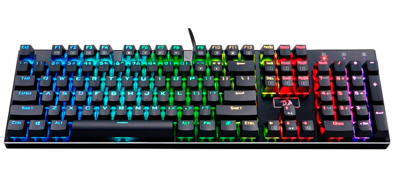 Teclados Mecánico Redragon K556 DE VARAJAS - Negro-0