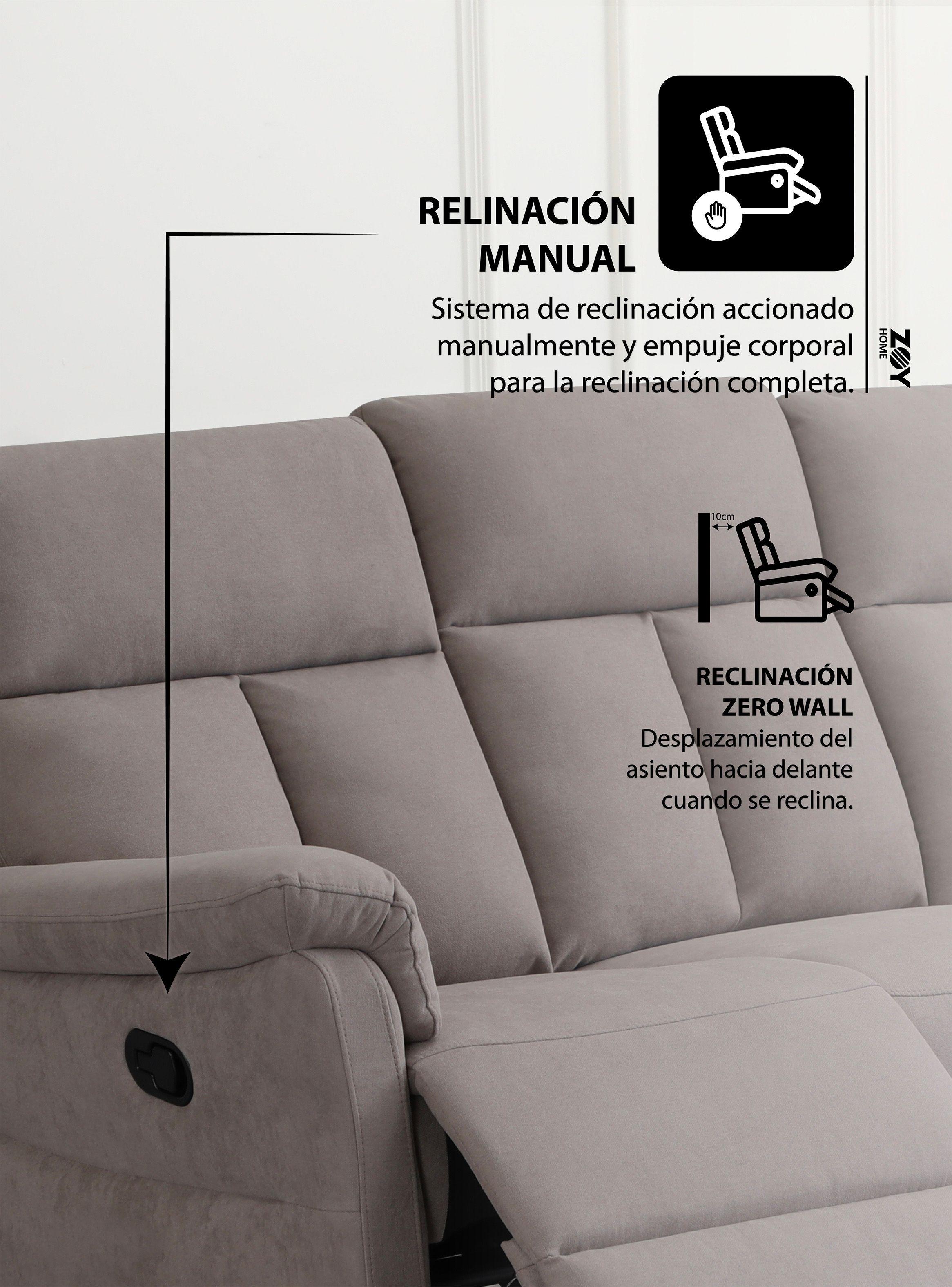 Reclinable 3c Beijing Tela Moka-5