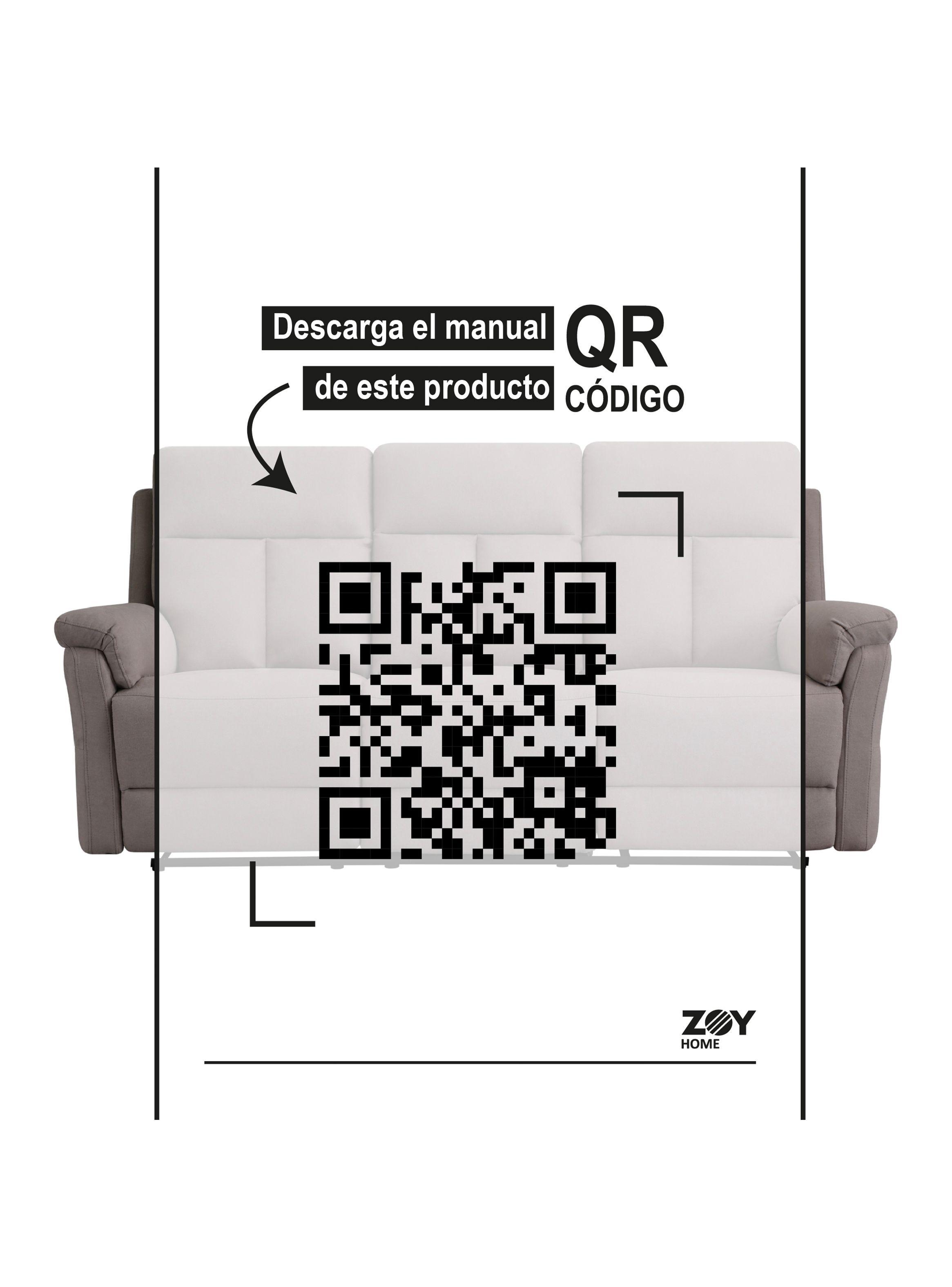 Reclinable 3c Beijing Tela Moka-7