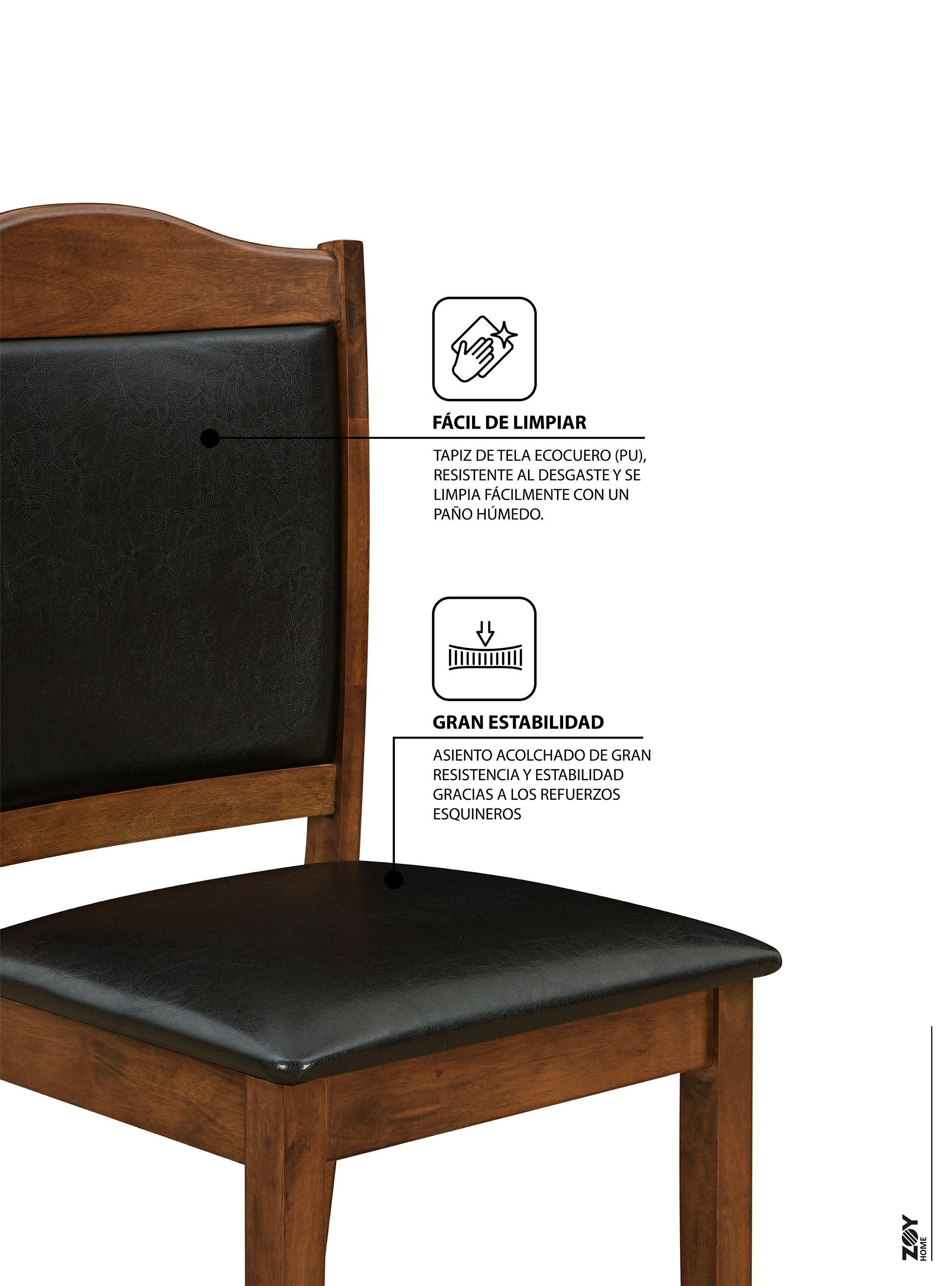 Juego de Comedor Ibiza 6 Sillas-2