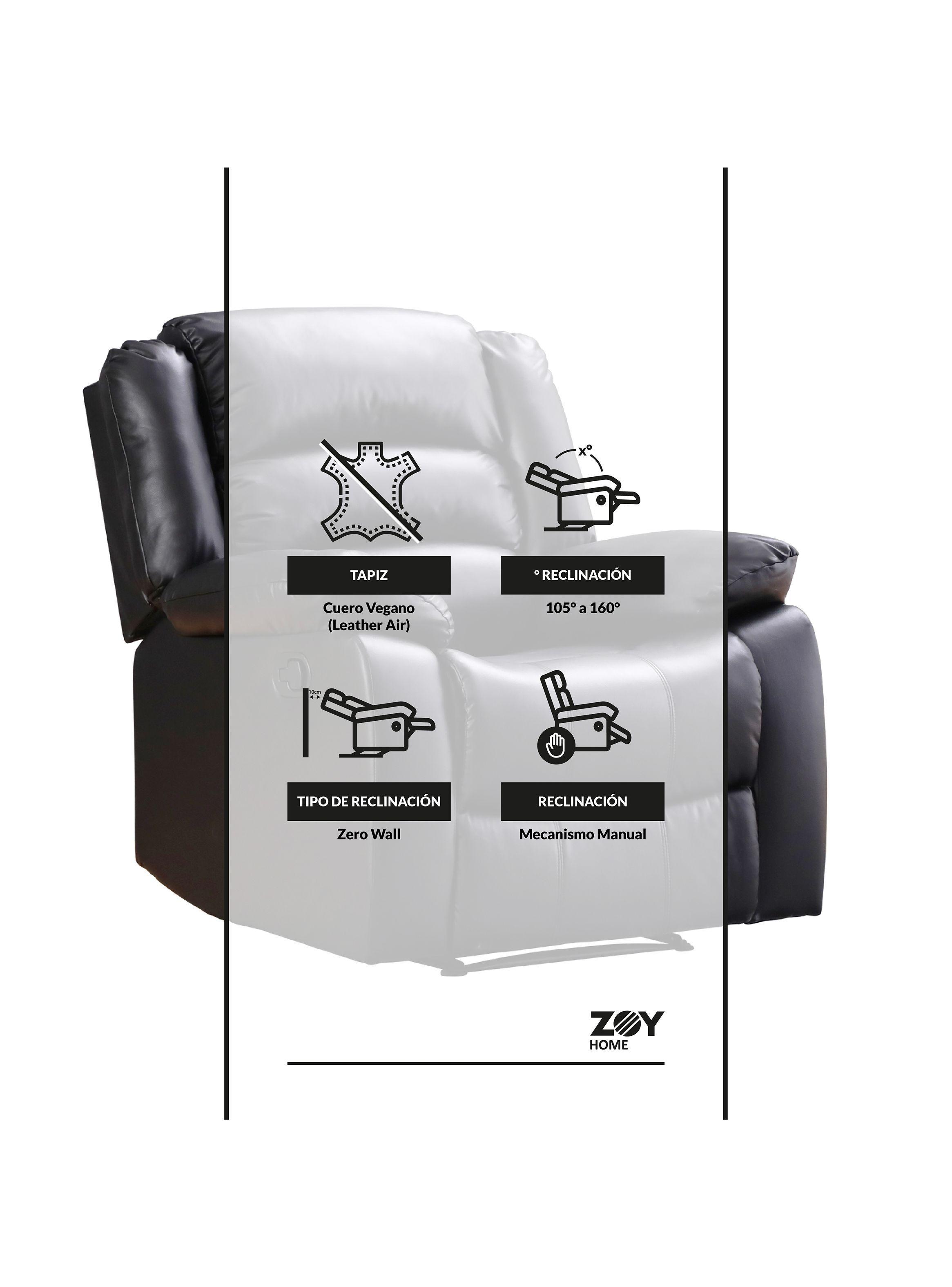 Bergere Bombay Leather Air Negro-1