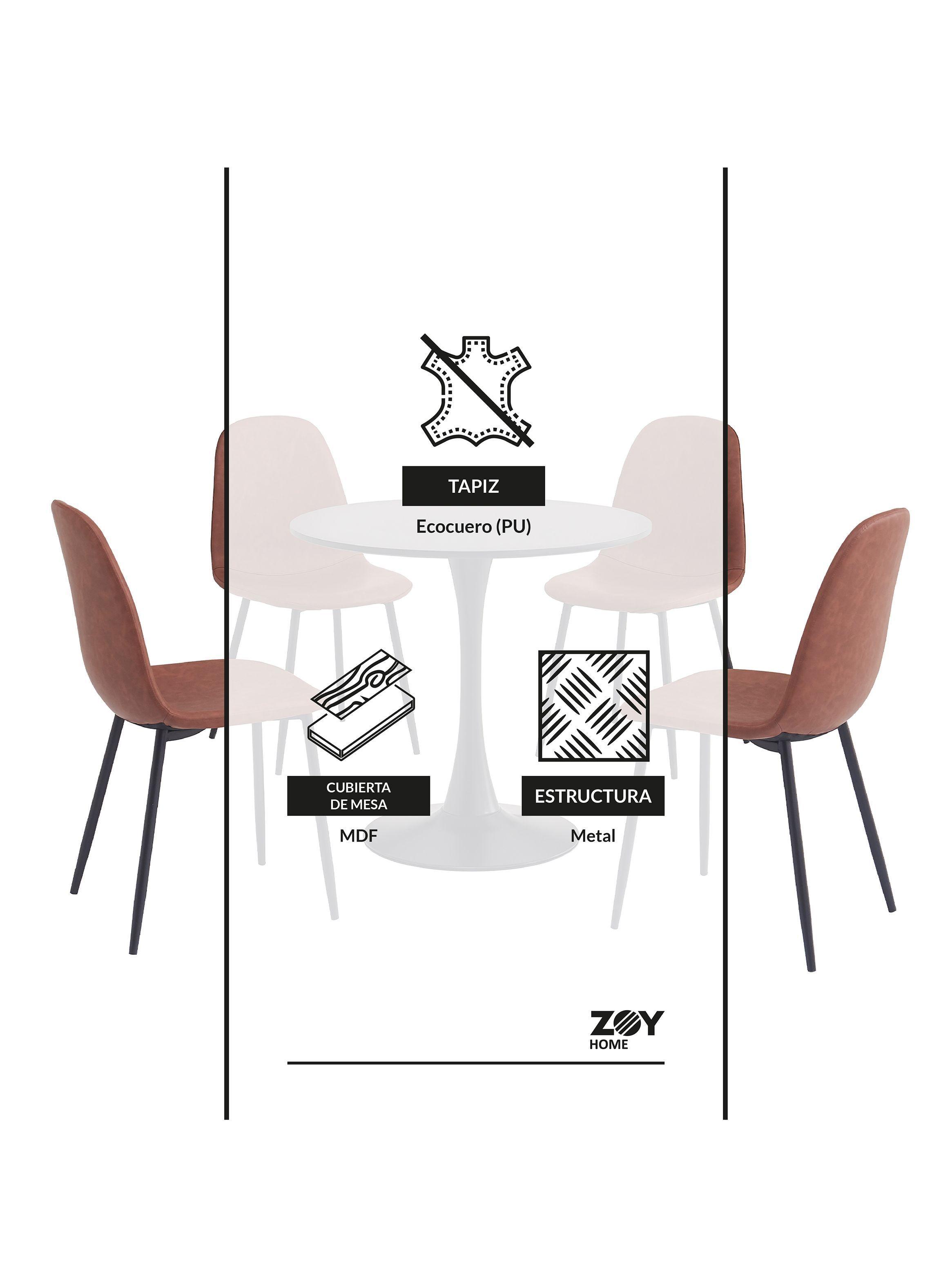 Juego de Comedor Saona Café 1+4-6