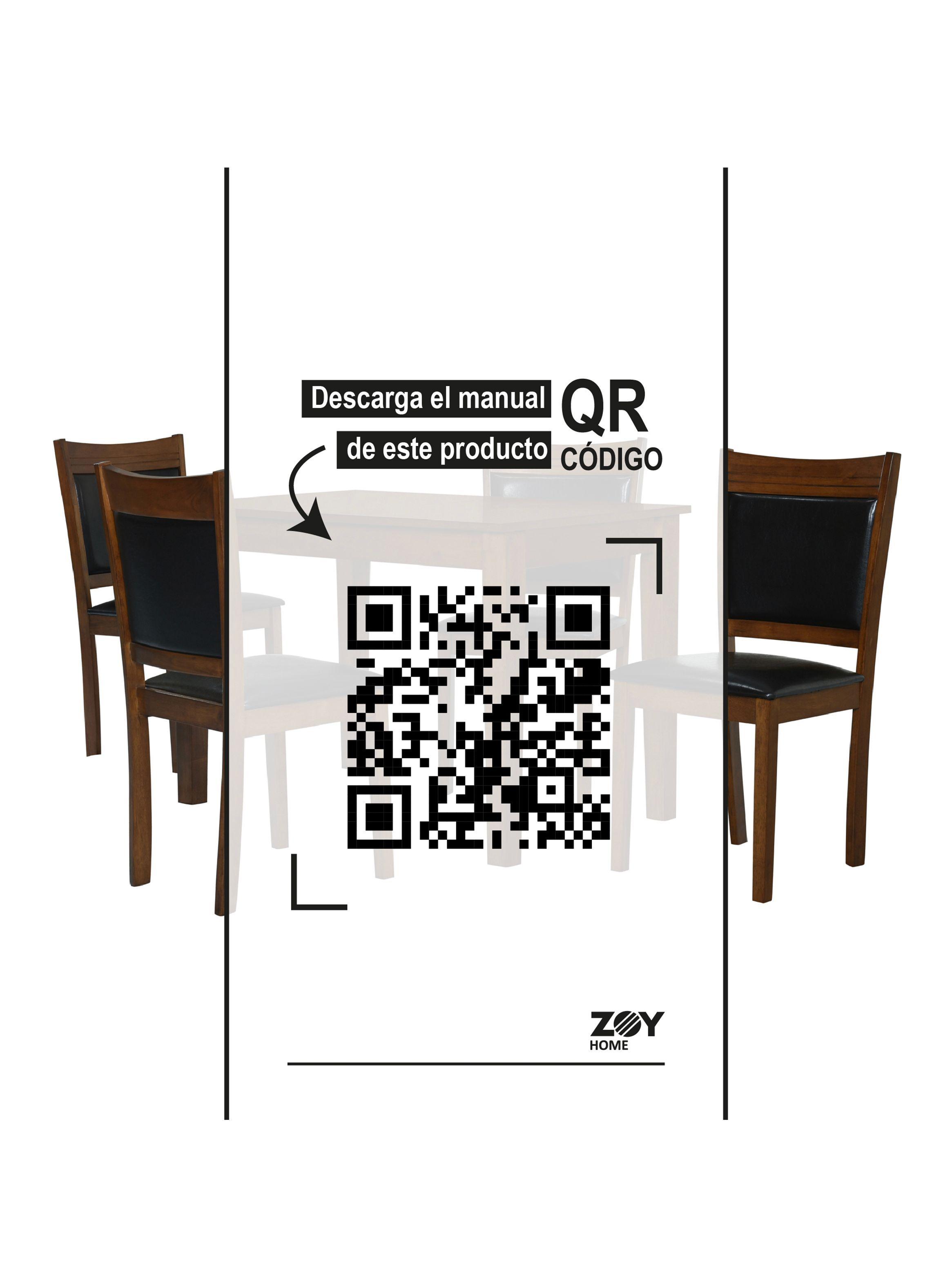 Juego de Comedor Andros Extensible 4 Sillas -7