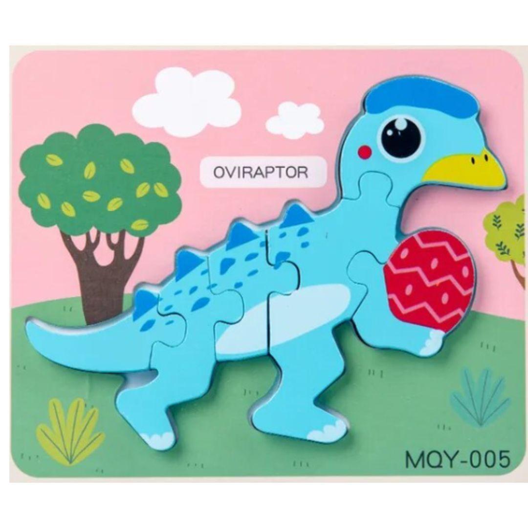 Puzzle de madera montessori dinosaurio-1