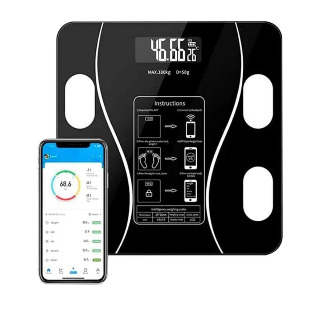 Balanza Digital Inteligente negra-0
