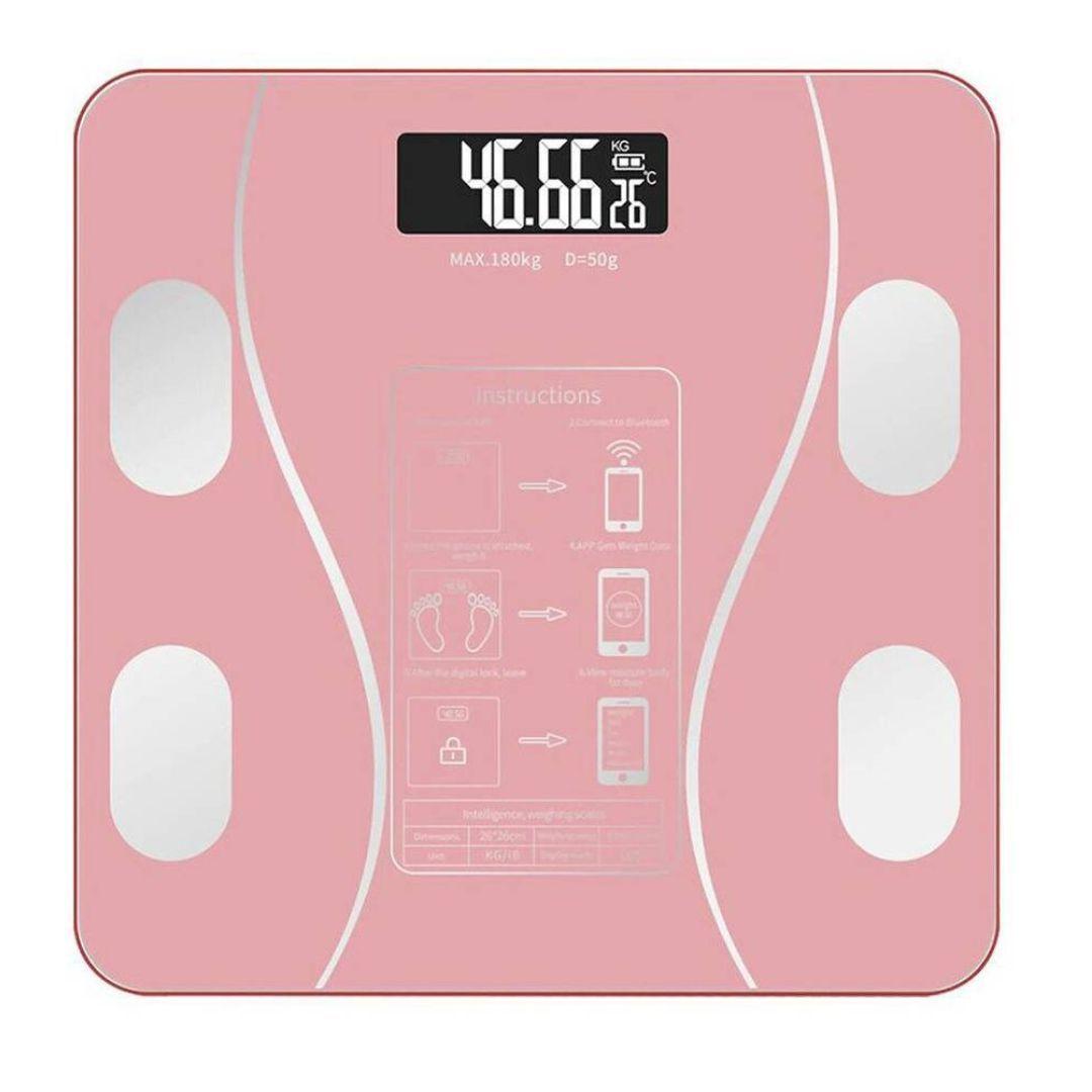 Balanza Digital Inteligente rosada-1