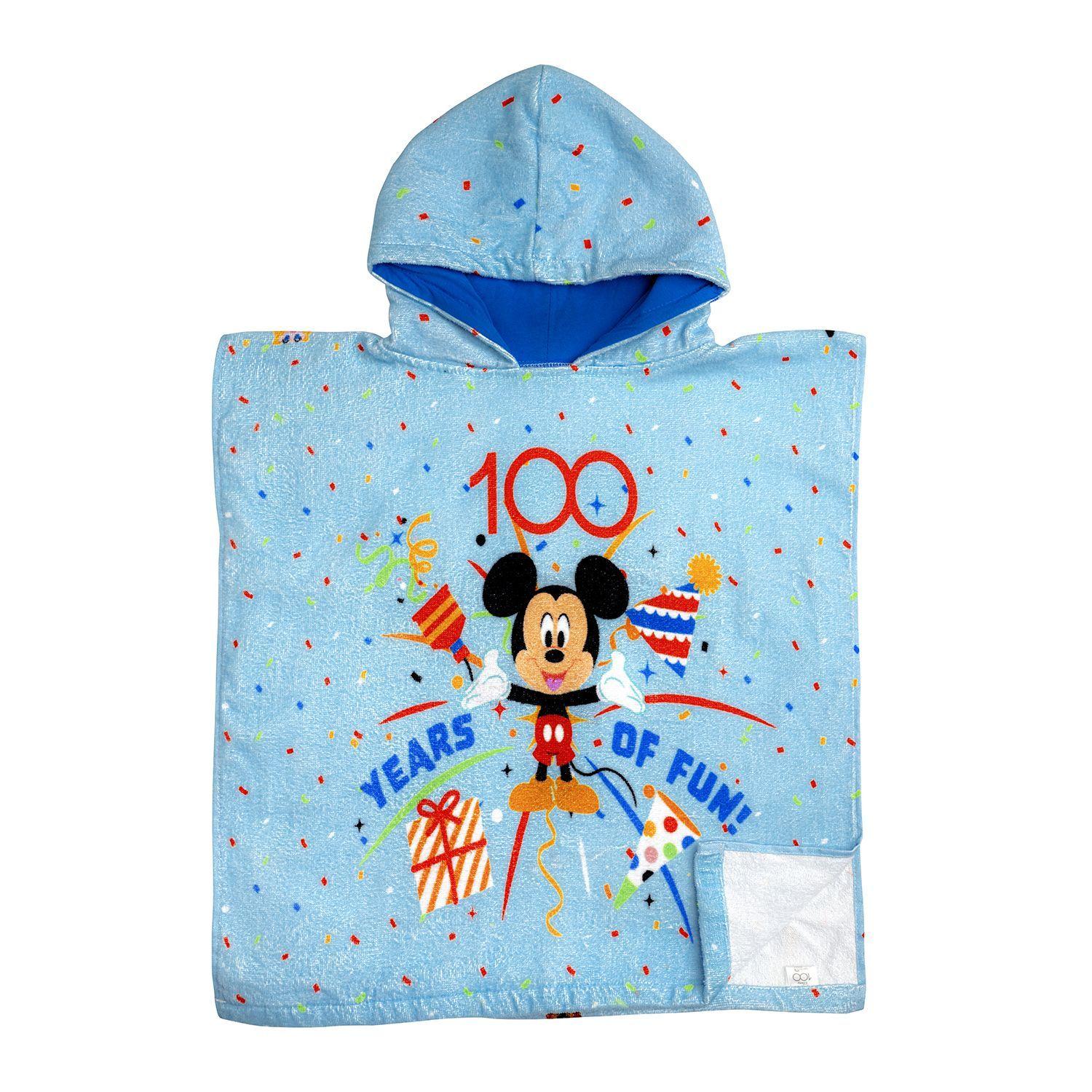 Toalla Poncho Mickey Disney para bebé-0