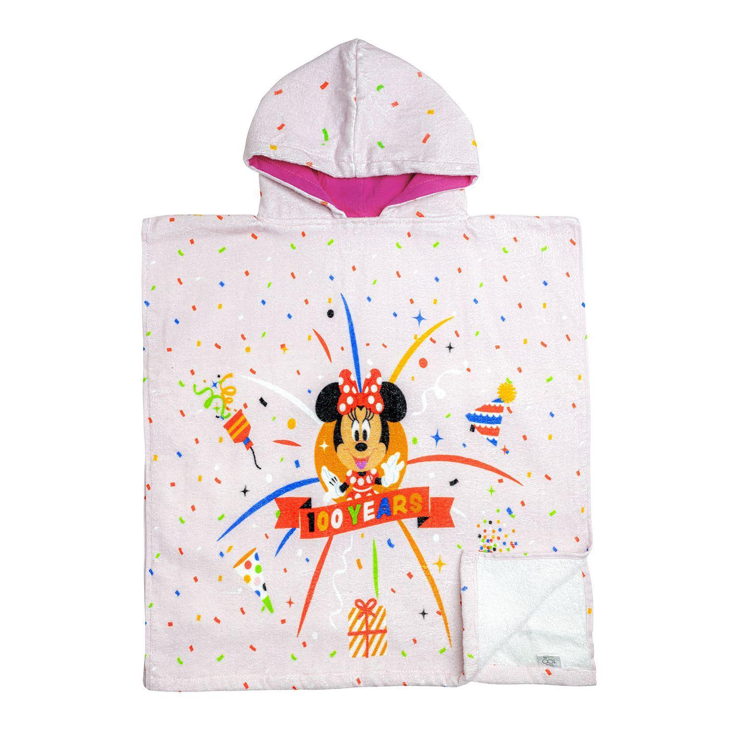 Toalla Poncho Minnie Disney para bebé-0