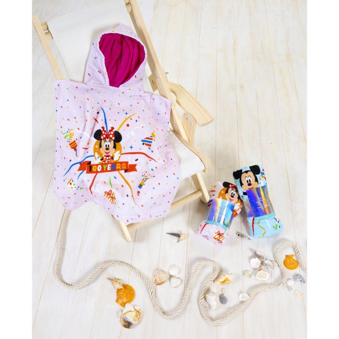 Toalla Poncho Minnie Disney para bebé-2