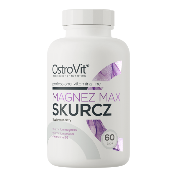 Magnesio Max Cramp Ostrovit + Potasio + Vitamina B6 | 60 Tab-0