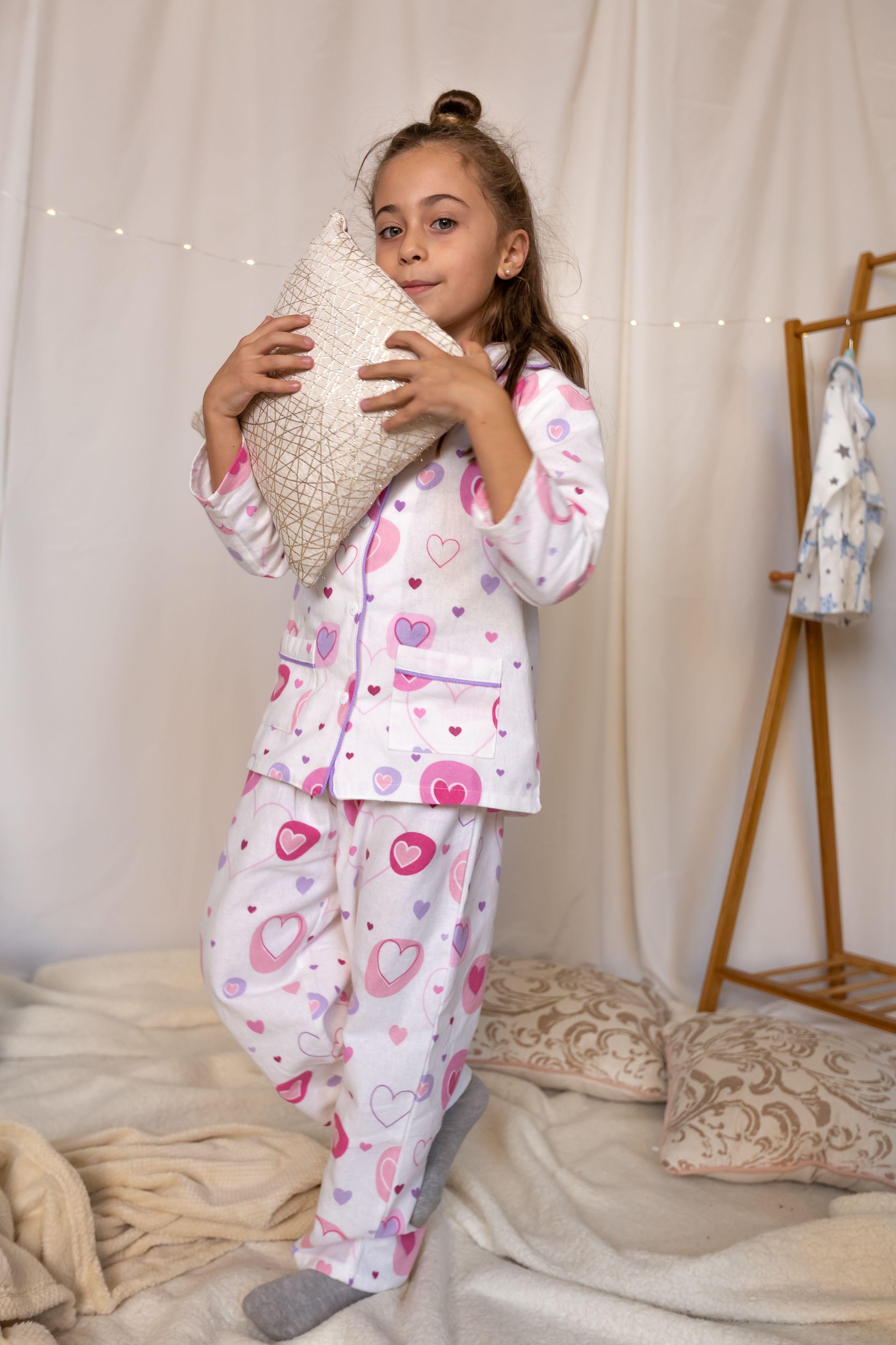 Pijama Corazones Lila-1