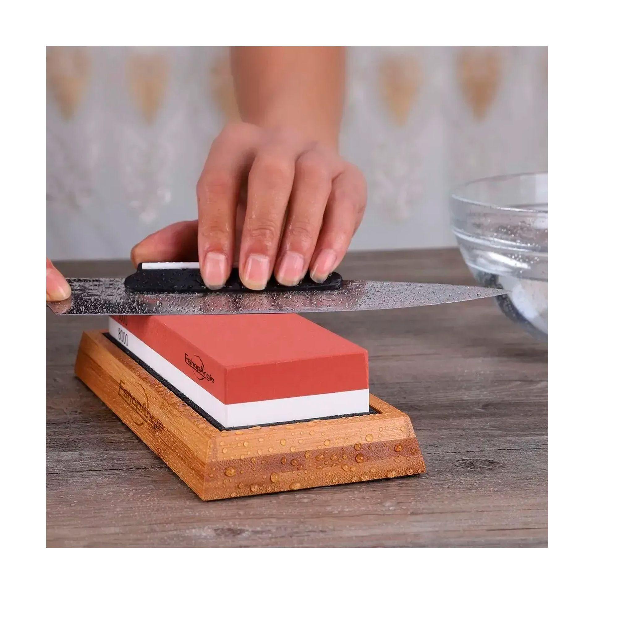 Juego De Piedra Afiladora Cuchillos 400/1000/3000/8000-5