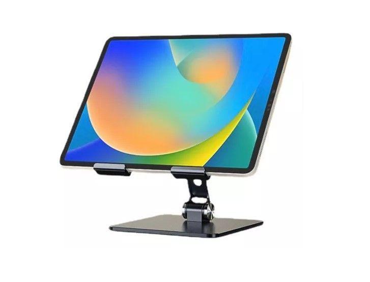 Soporte Escritorio Metal Plegable Muy Firme Tablet Y iPad-1