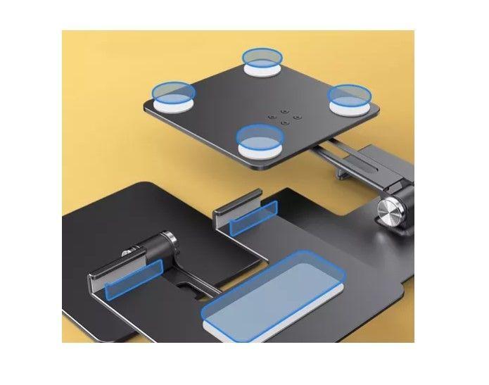 Soporte Escritorio Metal Plegable Muy Firme Tablet Y iPad-3