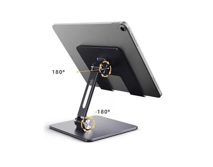 Soporte Escritorio Metal Plegable Muy Firme Tablet Y iPad-4