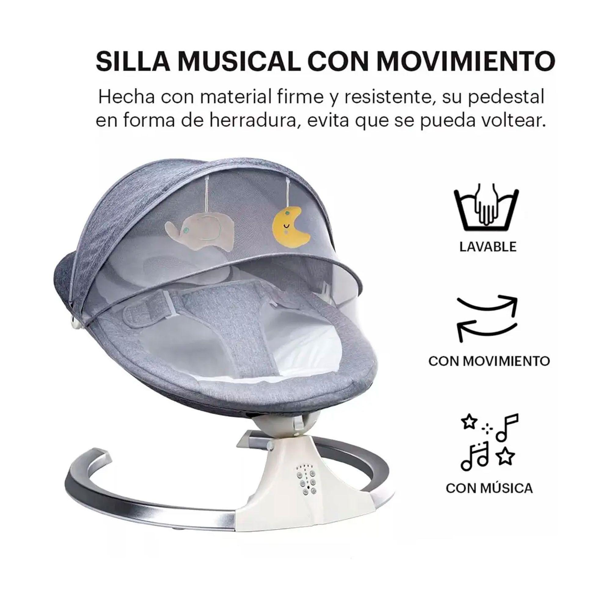 Silla Mecedora Electrica Inteligente Bebés Multifuncion-5