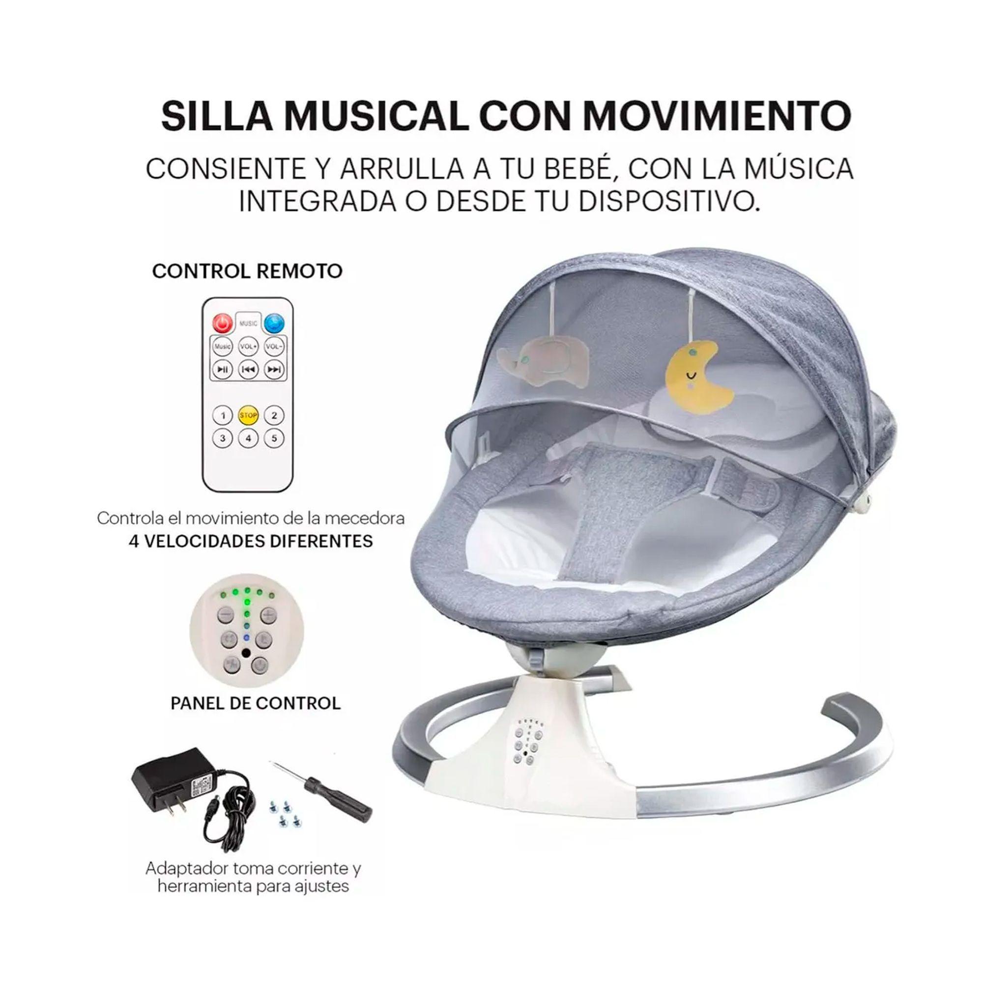 Silla Mecedora Electrica Inteligente Bebés Multifuncion-6