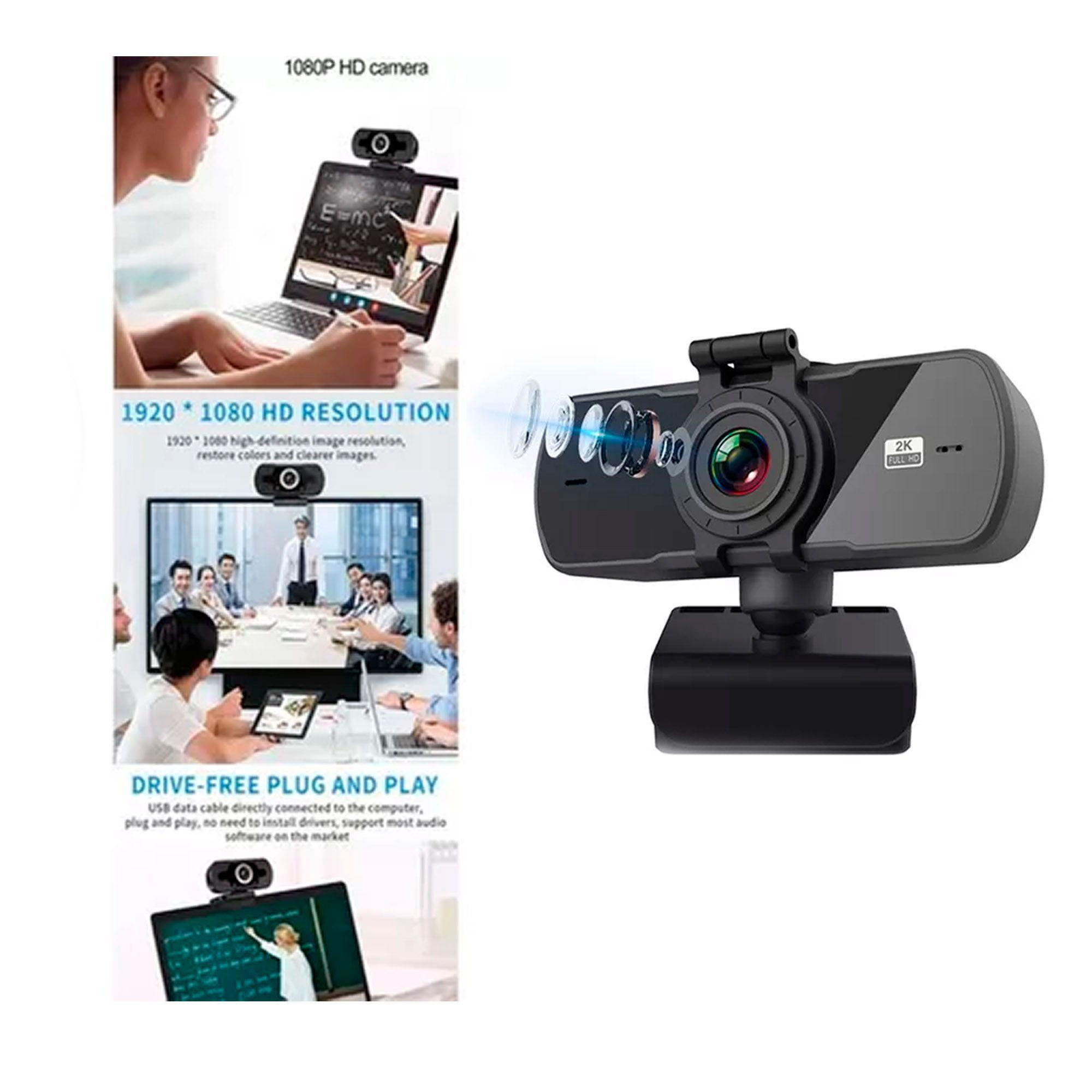 Camara Web Usb Con Microfono  Full Hd -1