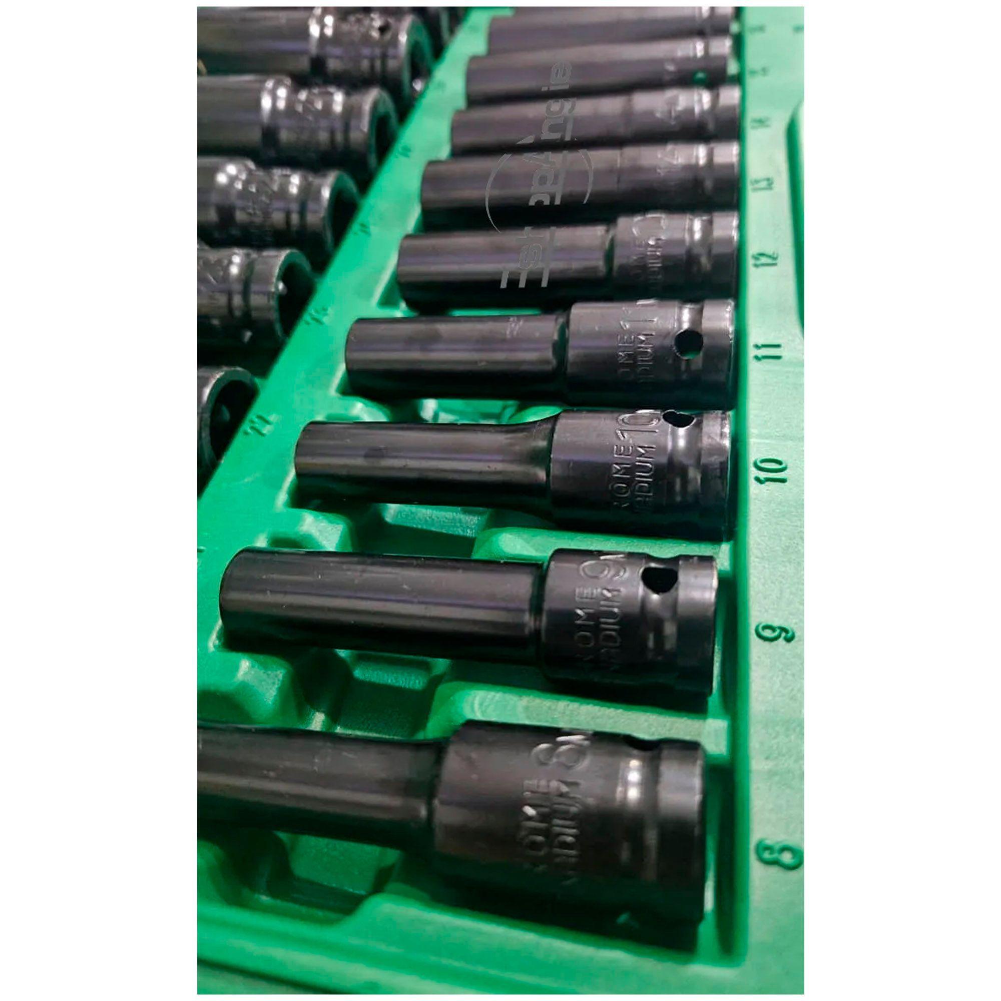 Juego Dados Largos De Impacto 8 - 32mm 20 Piezas-5