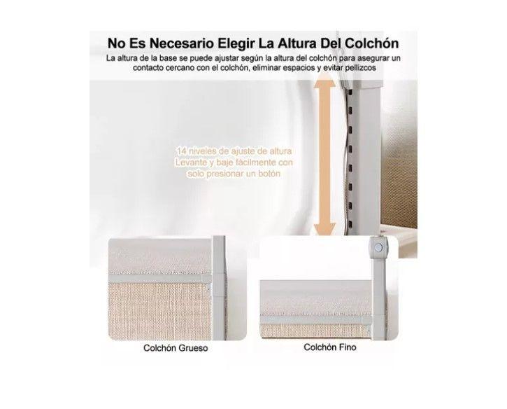 Baranda De Cama Seguridad Bebe Abatible Ajustable 1.8m-5