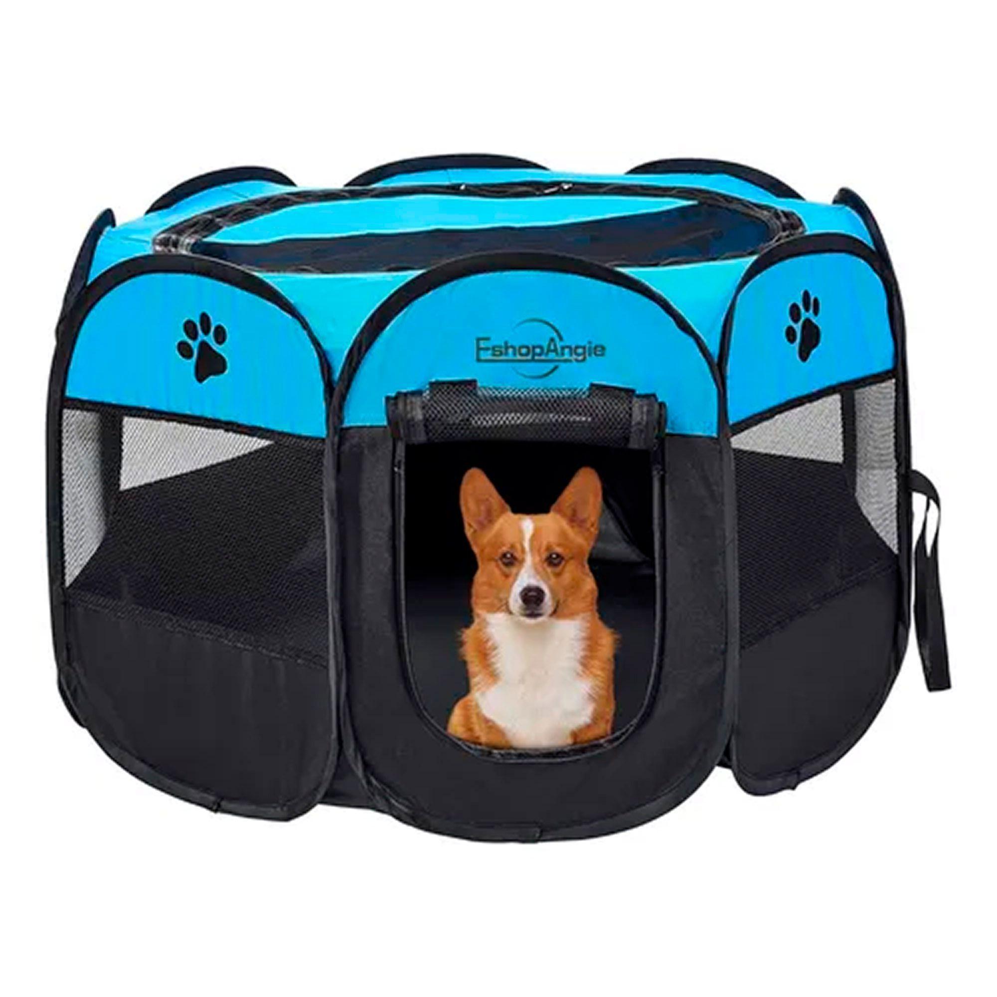 Corral Tienda Para Mascotas Portatil Perro Gato-0