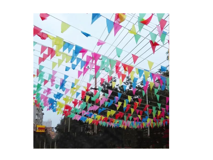 Banderas Decorativas De Colores-5