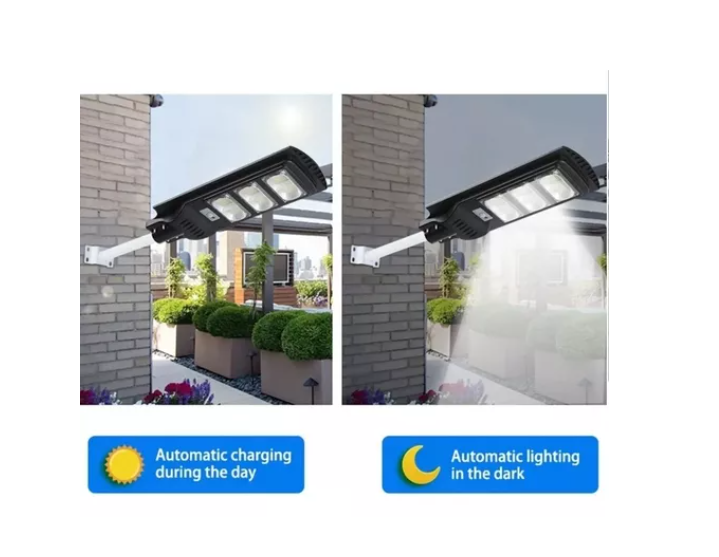 Foco Led Solar 300w Luminaria Panel Sensor-6