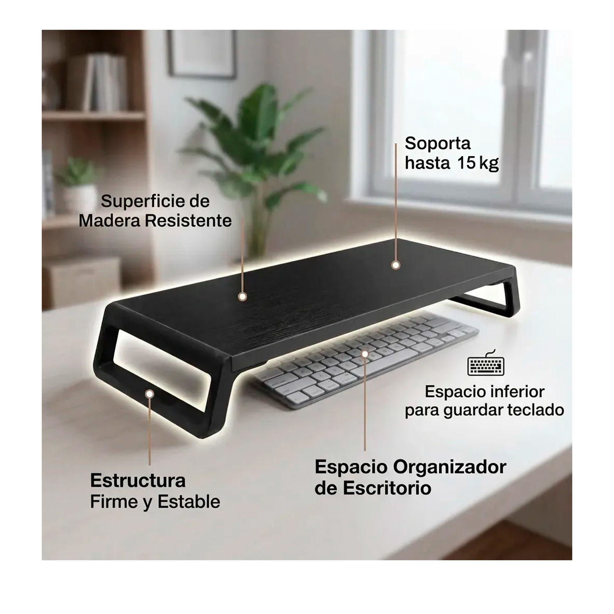 Base Mesa Soporte De Monitor Escritorio Elevador Notebook-3