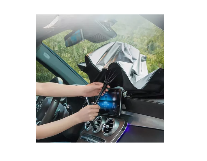 Quitasol Parasol Parabrisas De Auto Tipo Sombrilla Cubre Sol-6