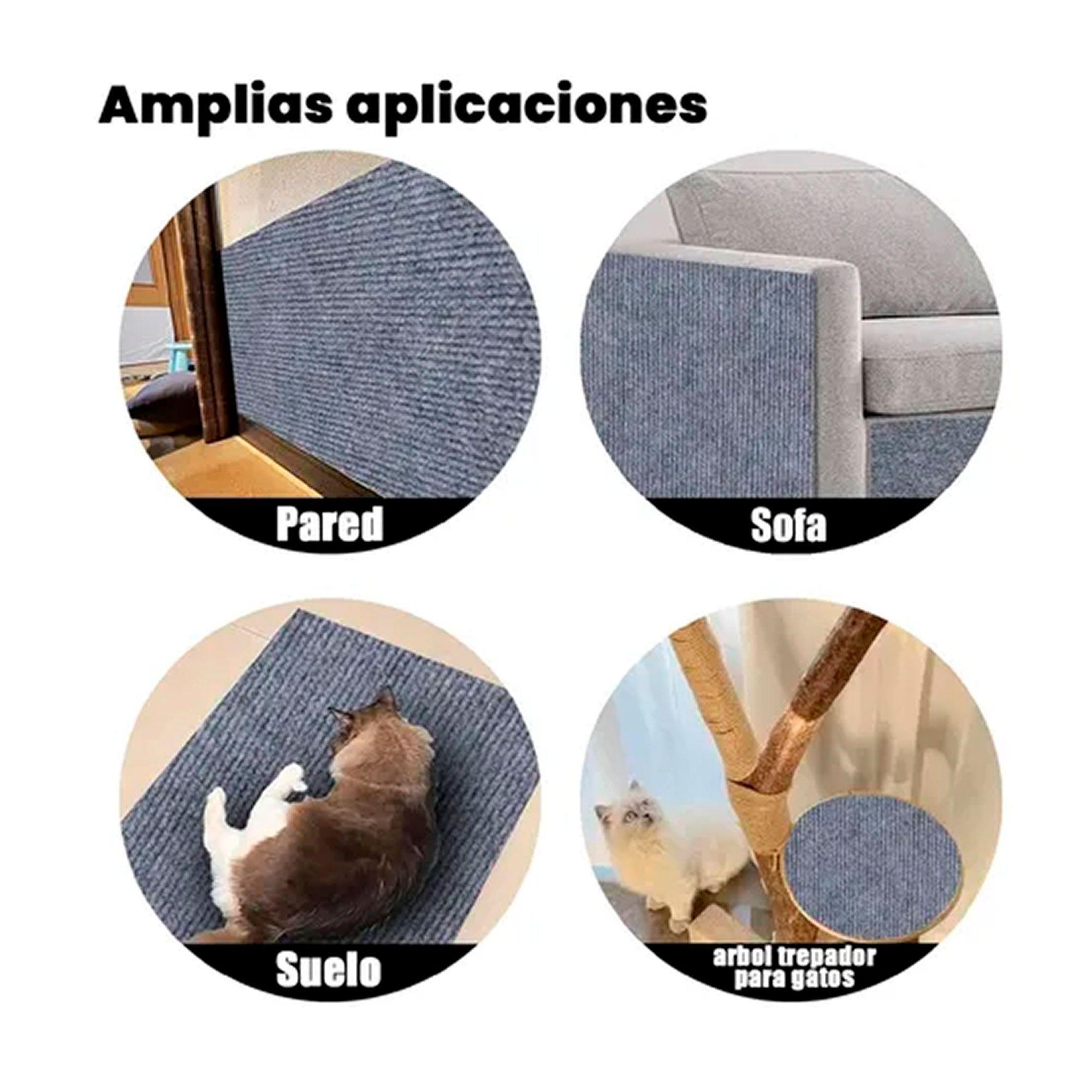 Autoadhesivo Rascador De Gatos P/ Esquina Y Pared 30×200cm-1