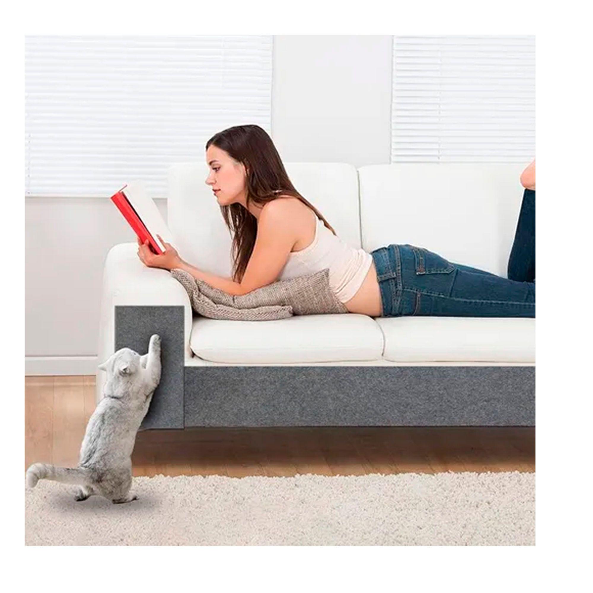 Autoadhesivo Rascador De Gatos P/ Esquina Y Pared 30×200cm-3