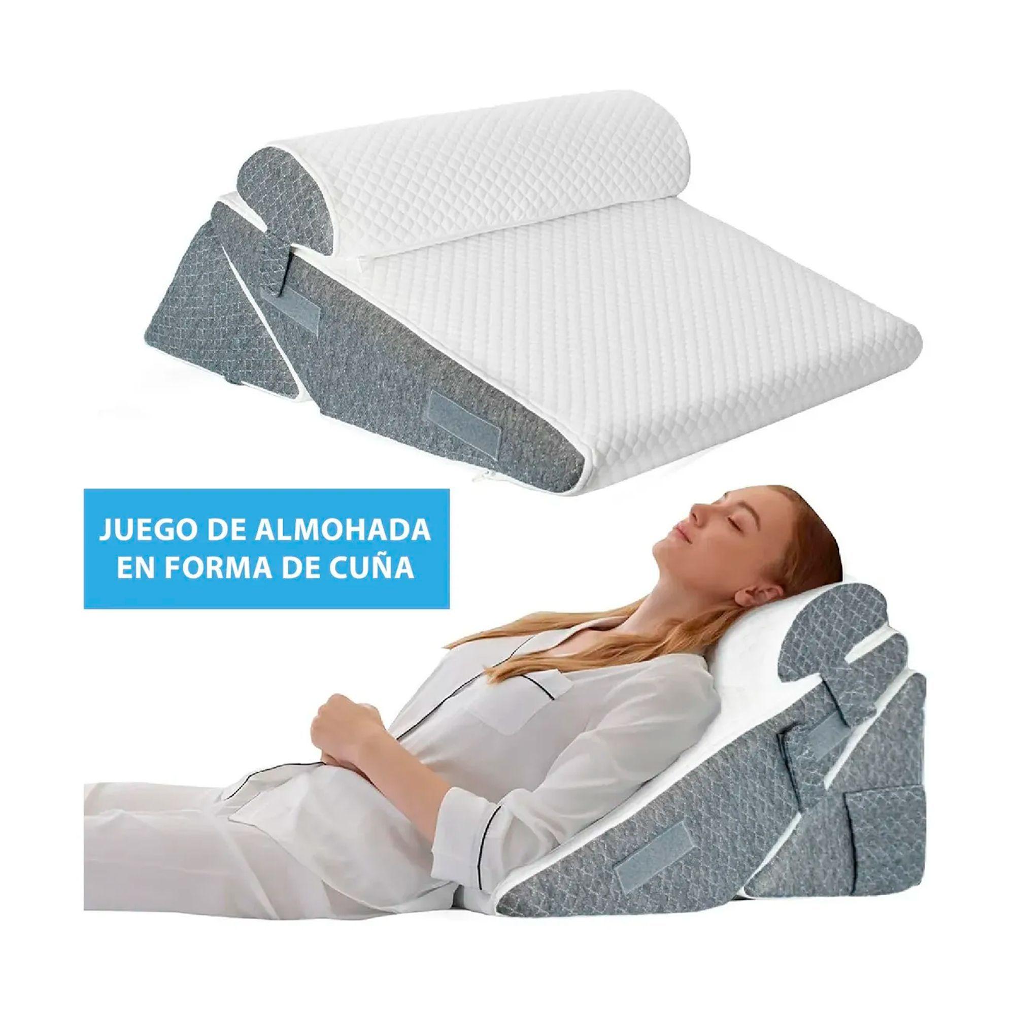 Almohada Cojin Antireflujo Tipo Cu a Respaldo Grande Adulto-1