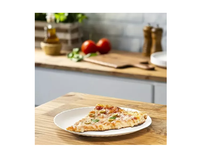 Pack De 100 Platos De Carton Blanco Desechables 18 Cm.-3