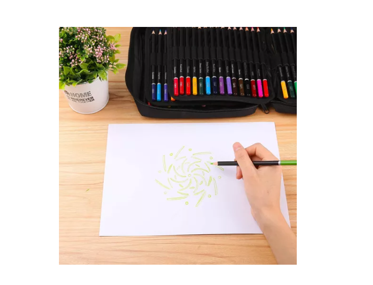 Set 120 Lapices De Colores Arte Profesional Sketch Estuche-2