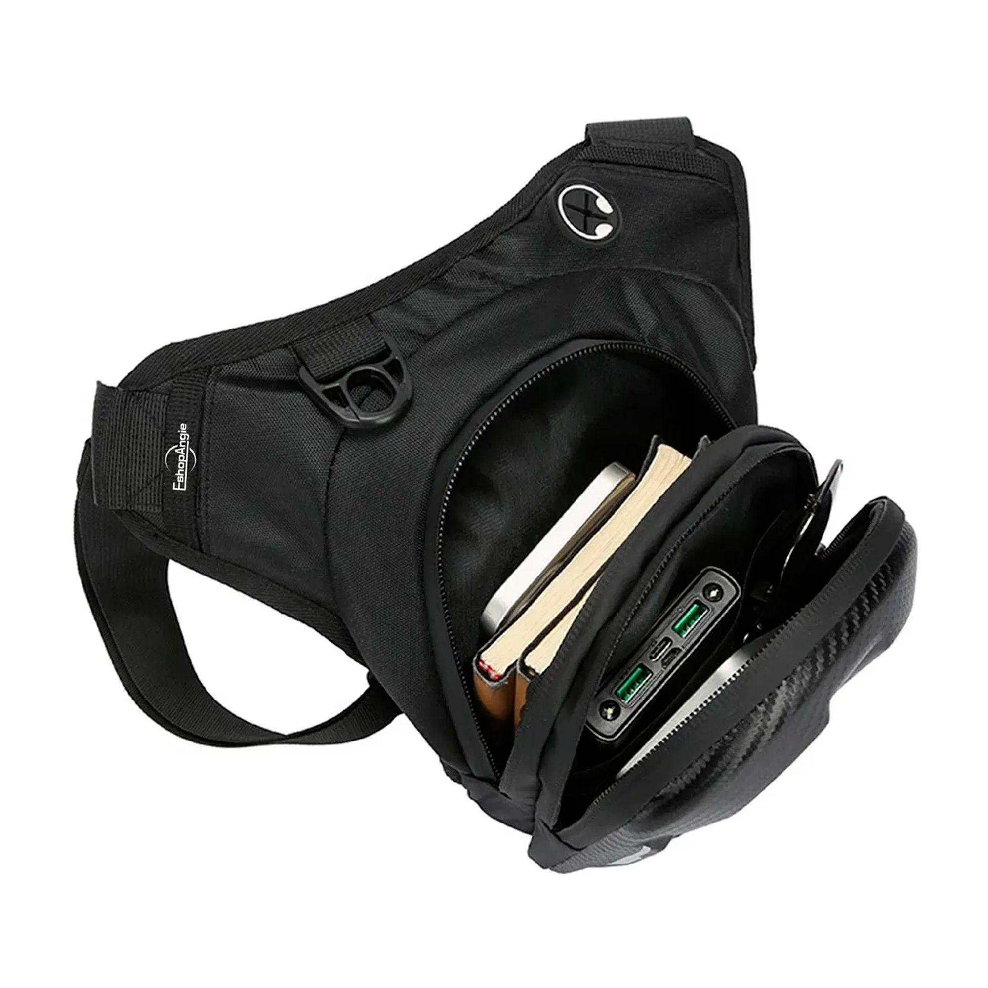 Muslera Tactica Bolso De Pierna Moto Ciclismo Impermeable-3