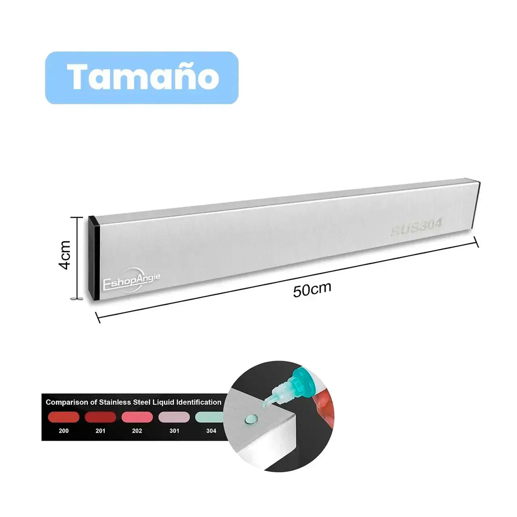 Barra Magn tica Para Cuchillos Acero Inoxidable 50cm-4