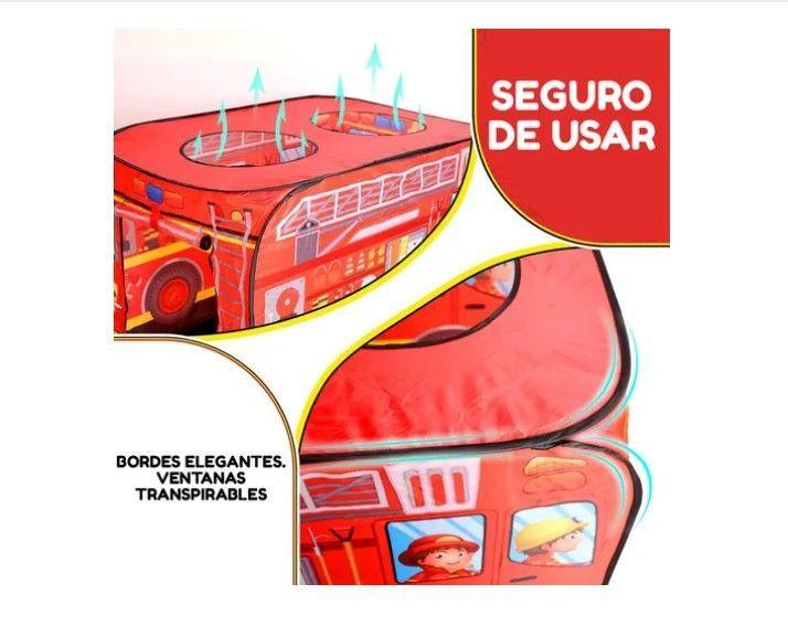 Carpa Infantil De Bombero Plegable Para Niños Niñas Verano-2