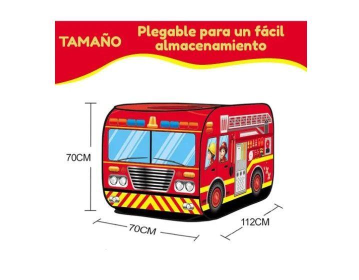 Carpa Infantil De Bombero Plegable Para Niños Niñas Verano-4