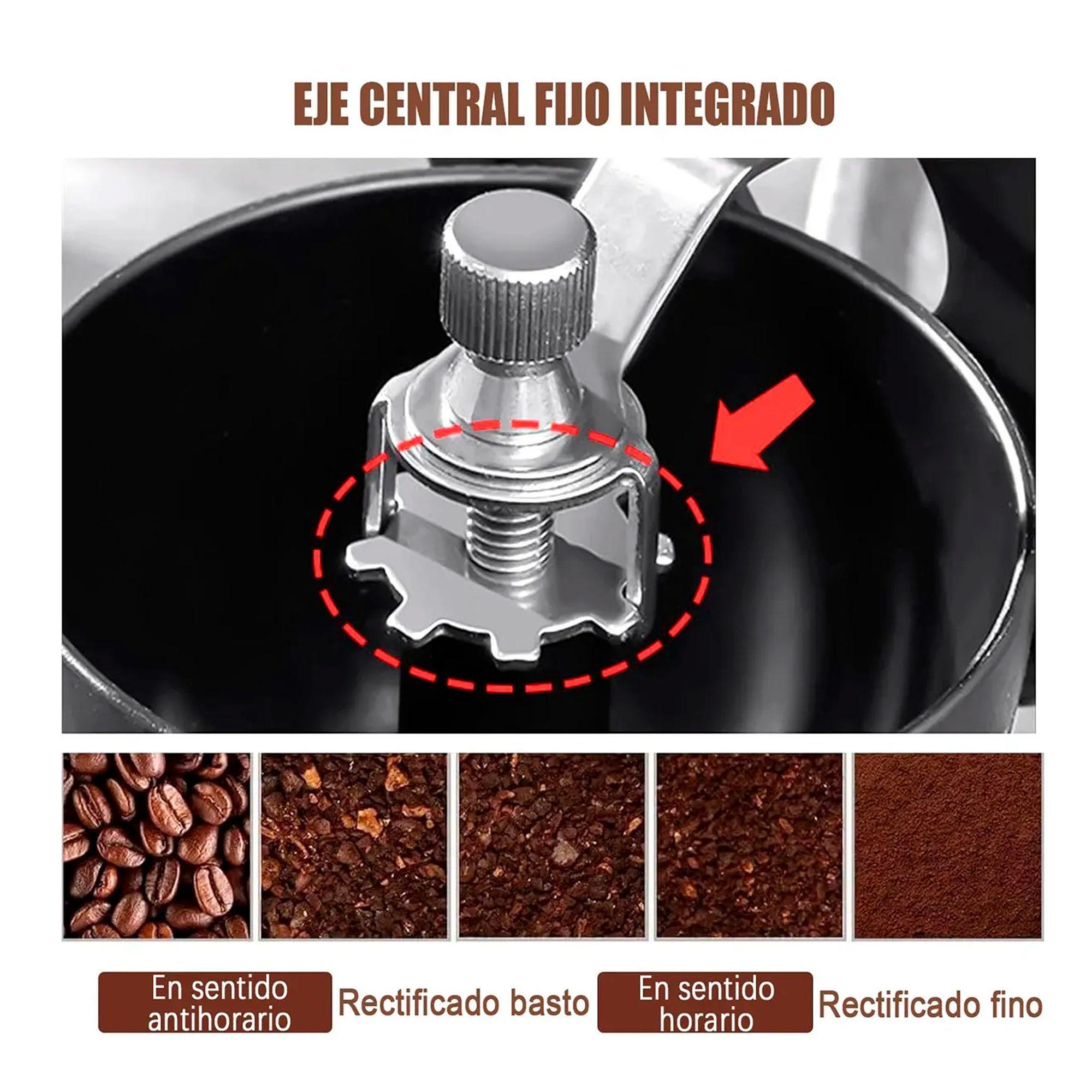 Molinillo Moledor De Granos De Caf Y Semillas Manual-4