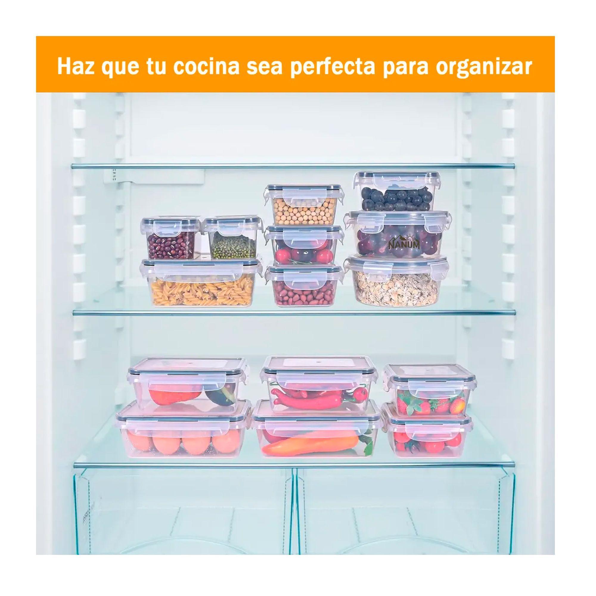 Set 24 Recipientes Contenedores Herm ticos Taper De Alimento-5