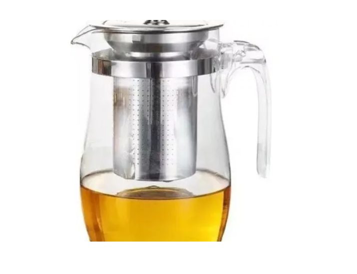 Tetera Té Infusiones Vidrio Con Filtro Acero Inox 750ml-3