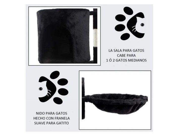 Rascador Tipo Árbol Para Gatos - 5 Niveles Interactivo-5