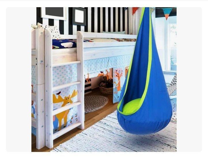 Columpio Sensorial Hamaca Niños Interior Y Exterio Con Cojín-5