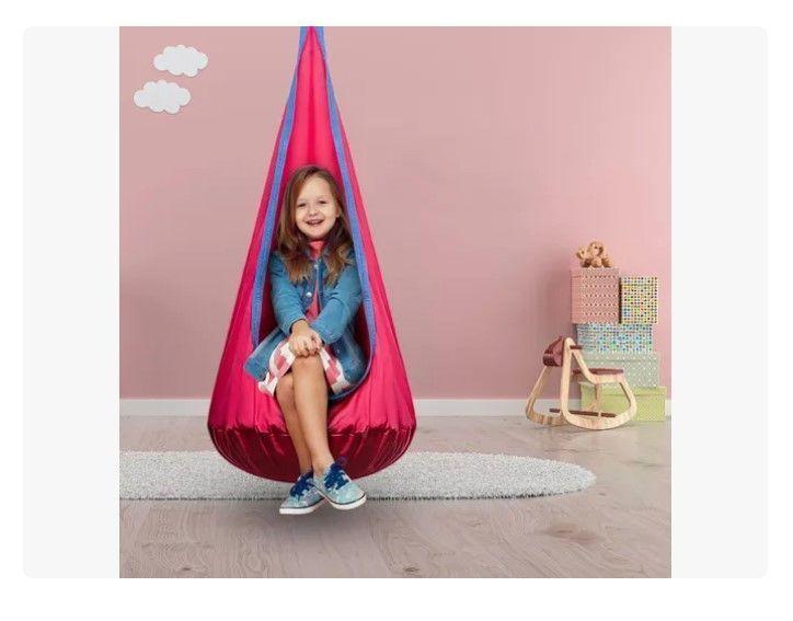 Columpio Sensorial Hamaca Niños Interior Y Exterio Con Cojín-3