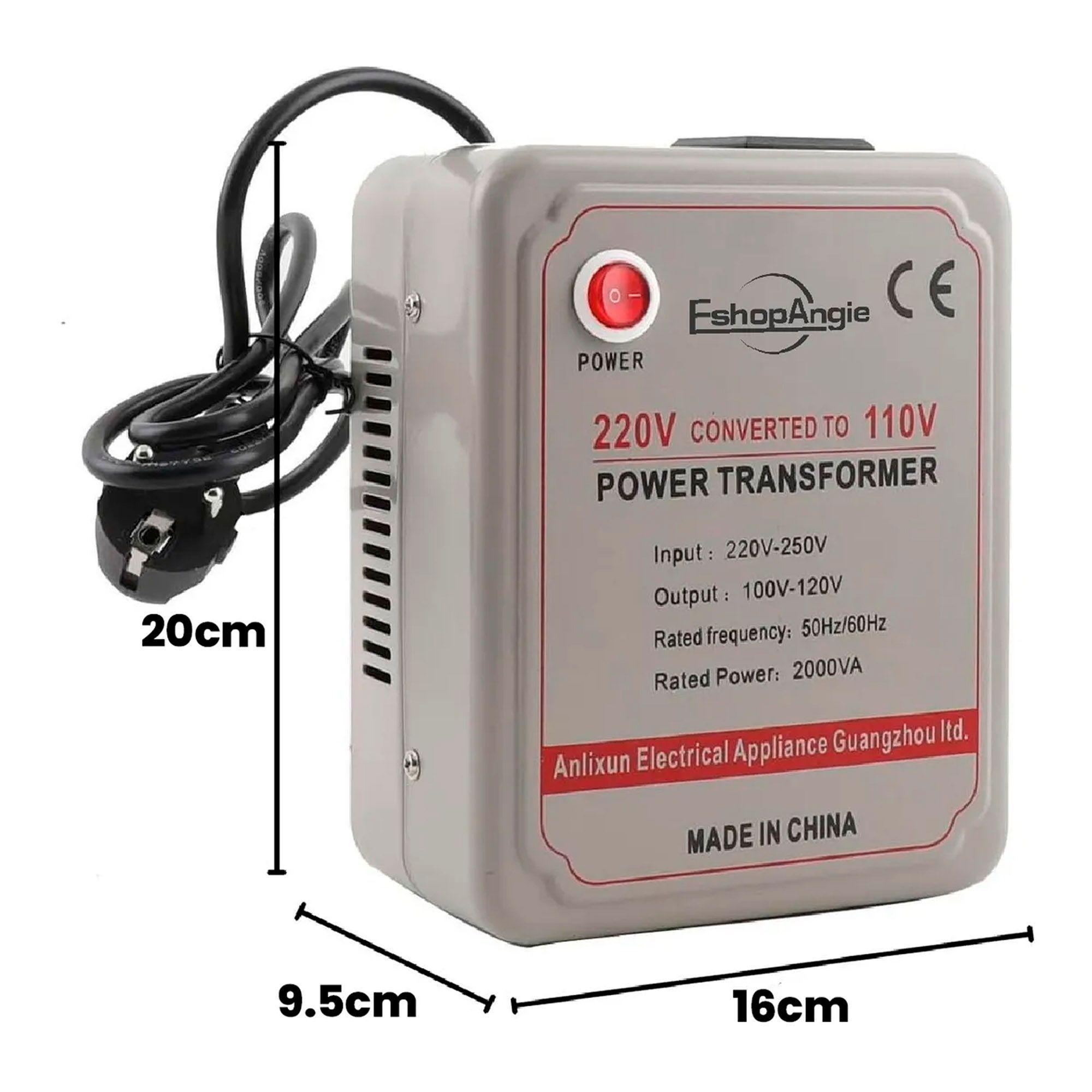 Transformador 220v 110v De Voltaje 2000w-3