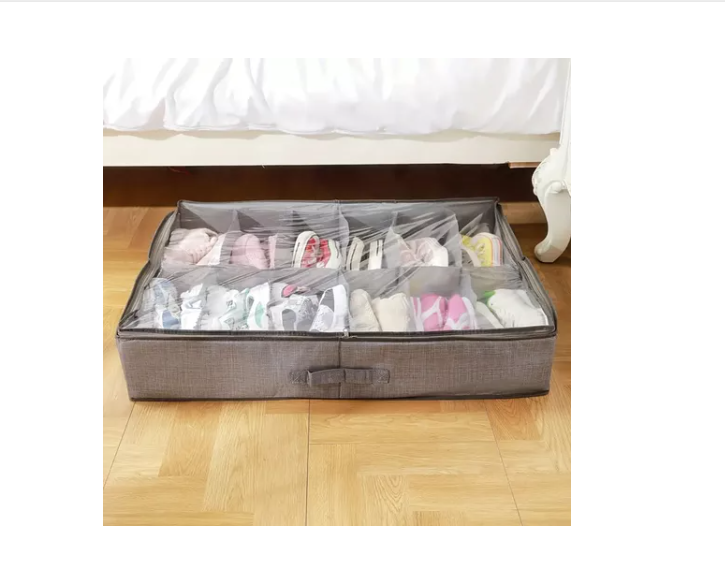 Organizador Zapatos Bajo Cama Almacenamiento Zapatero-3