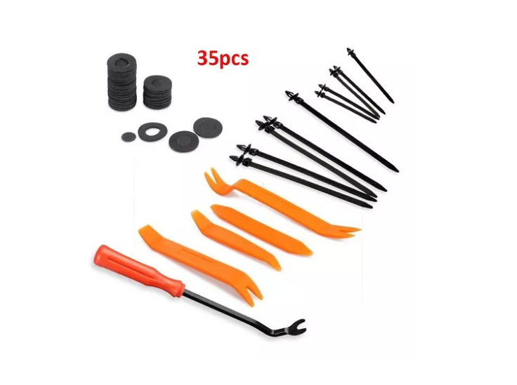 Set 460 Clips Broches Puerta Parachoque Auto Tapabarro Reten-4